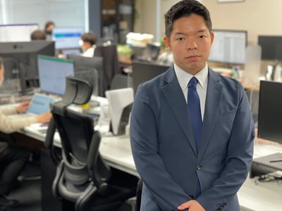 過去の挫折を乗り越え、THの営業として躍進する毛利に話を聞いてみた